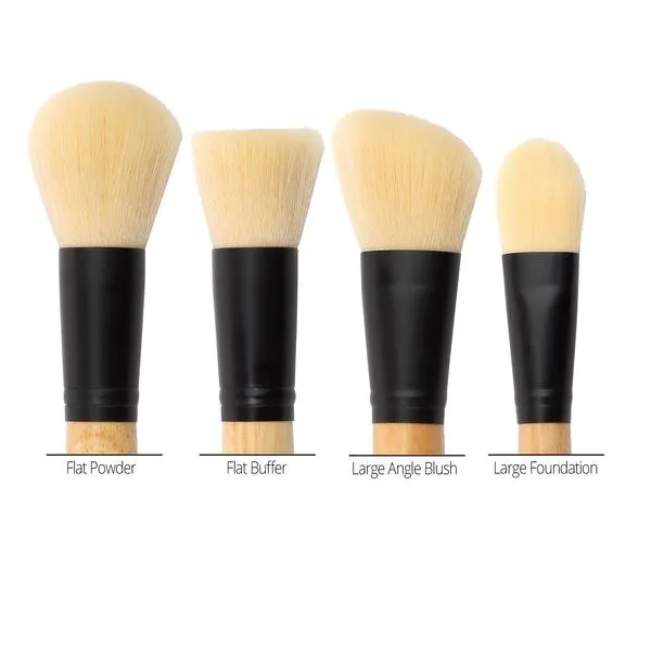4 Face Brush Set