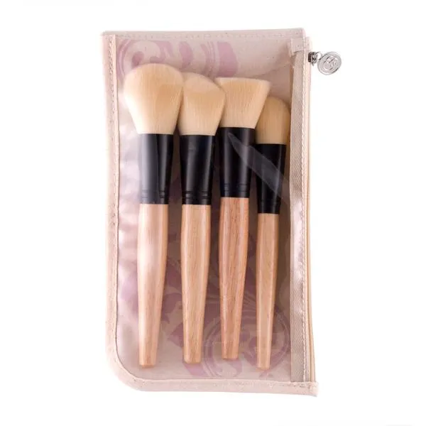 4 Face Brush Set