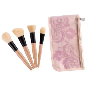 4 Face Brush Set