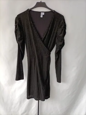 & OTHER STORIES. Vestido negro cruzado  T.38