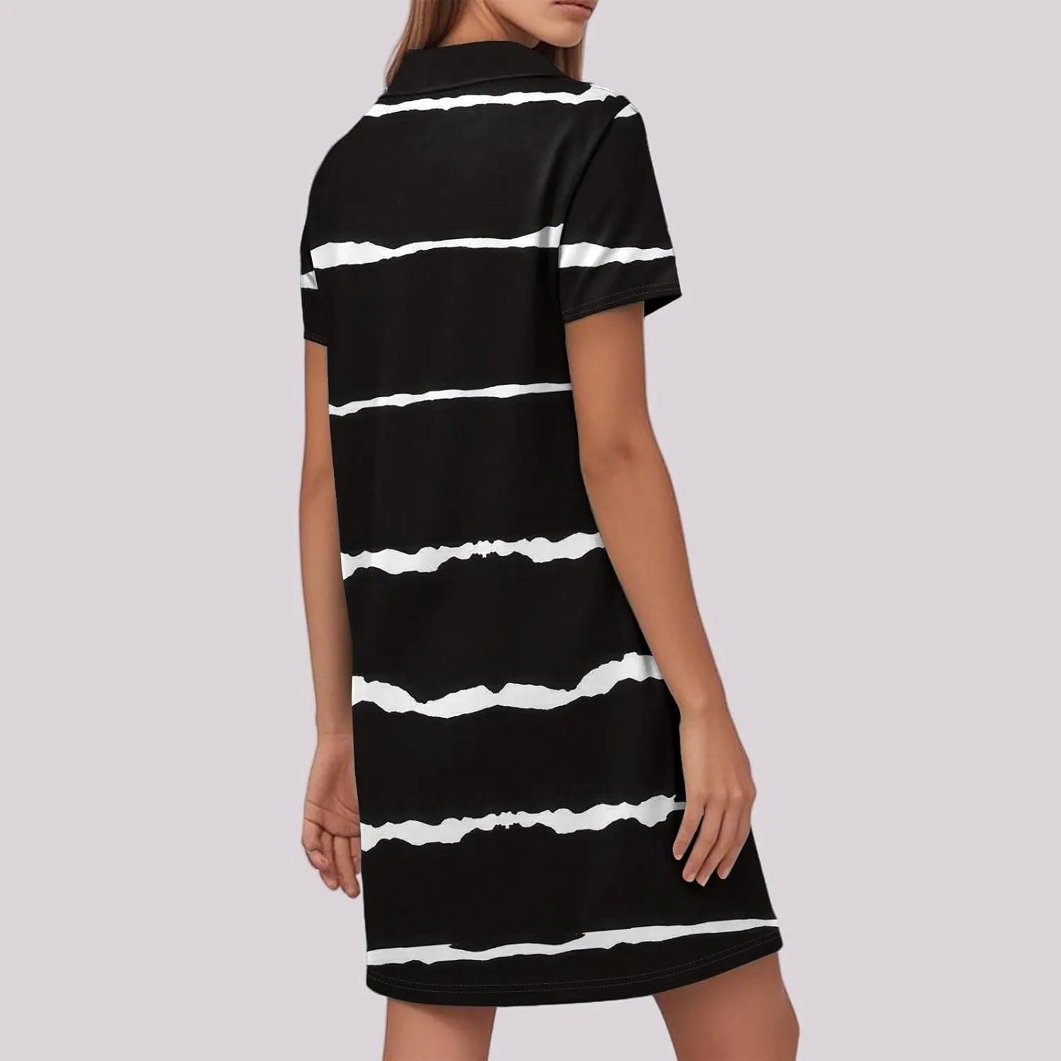 Beach Dresses for Women,2025 Summer Trendy Floral Print Boho Vacation Dress,Casual Short Sleeve Flowy Midi Dress