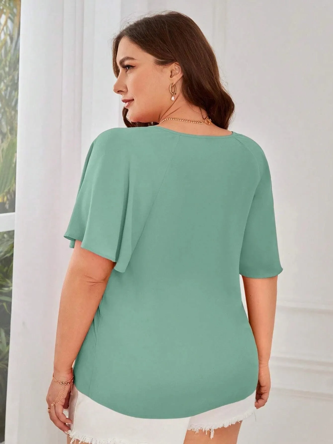 Blusa Classica Com Gola De Amarração - Flora