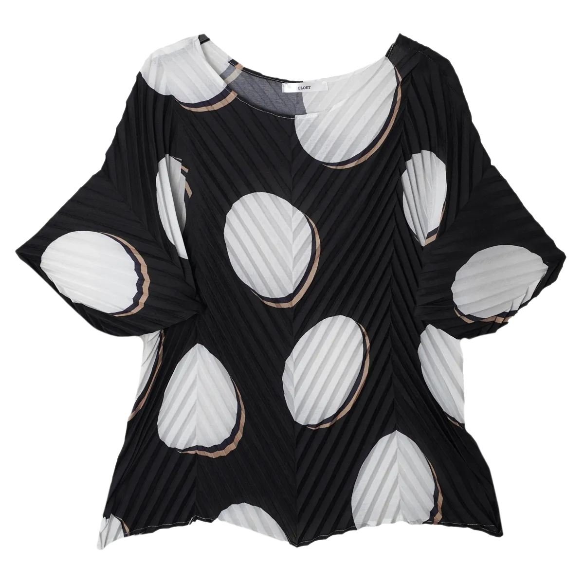 Blusa Plisada Lunares