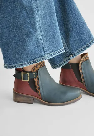 Botin Mujer / Angu Negro Burdeo