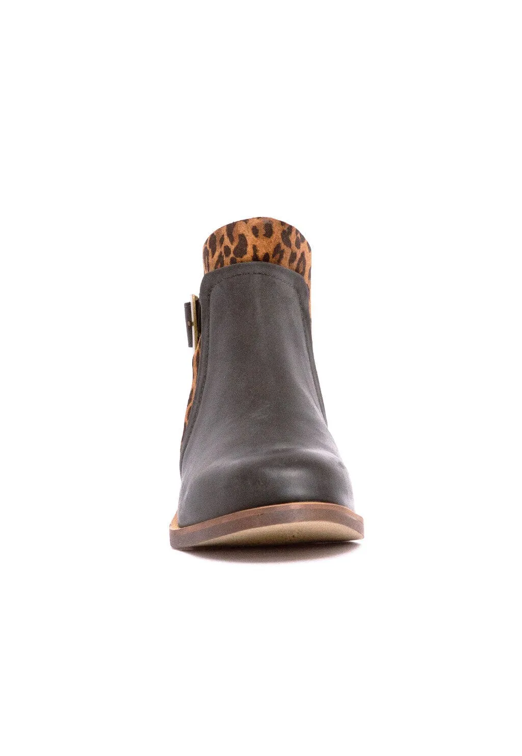 Botin Mujer / Angu Negro Burdeo