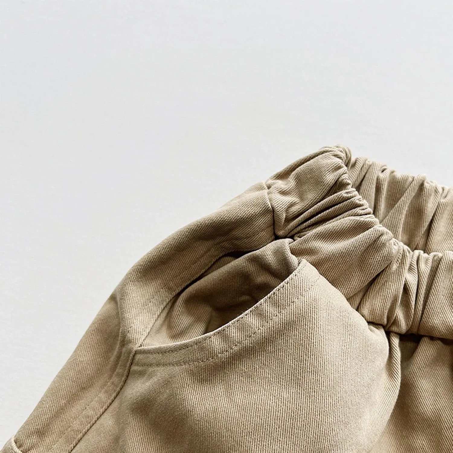 Boys Baggy Cargo Pants Hip Hop Wide Leg Trousers Casual Loose Long Pants Elastic Waisted Streetwear Palazzo Joggers