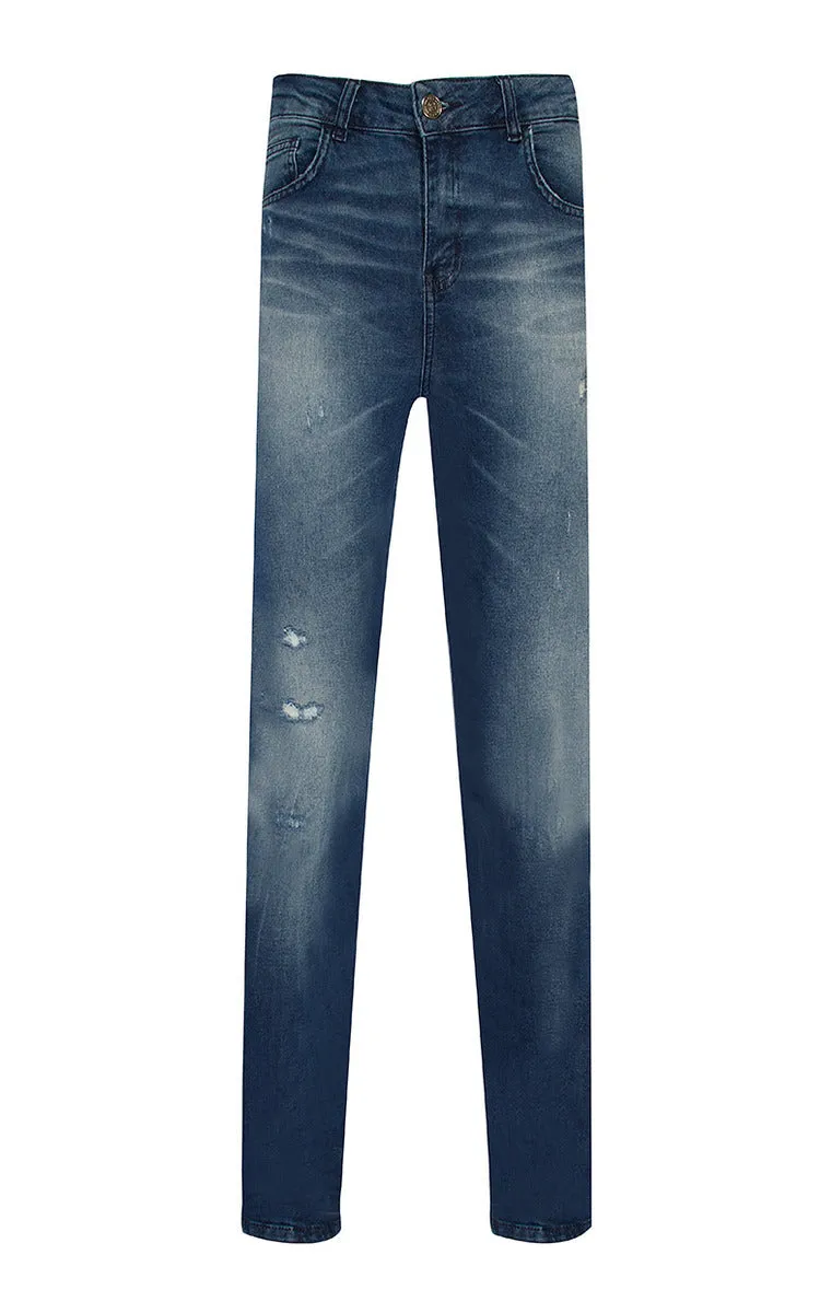 CALÇA JEANS COOL FIT BLUE WASH