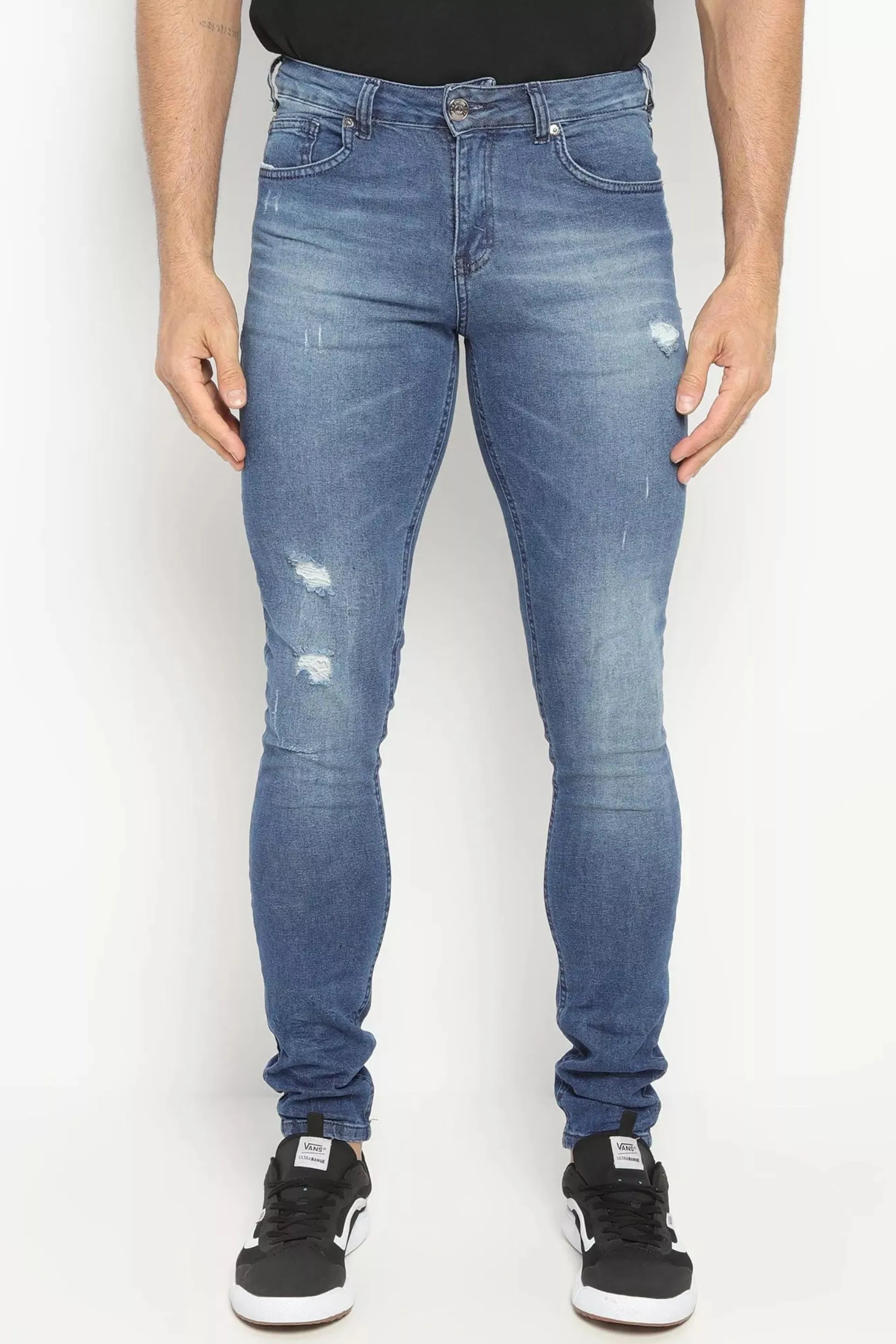 CALÇA JEANS COOL FIT BLUE WASH