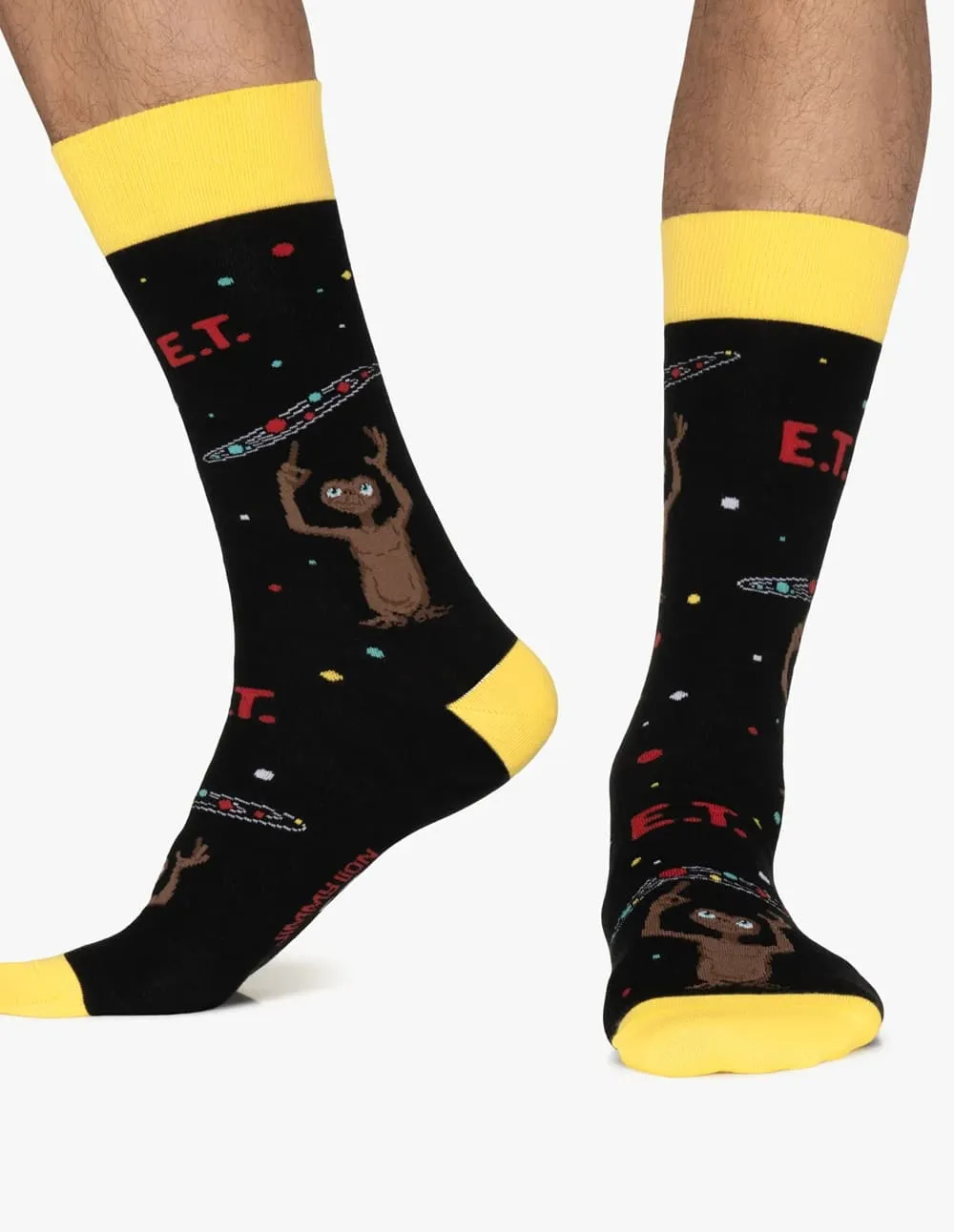 Calcetines Jimmy Lion ET Planets Negros Unisex