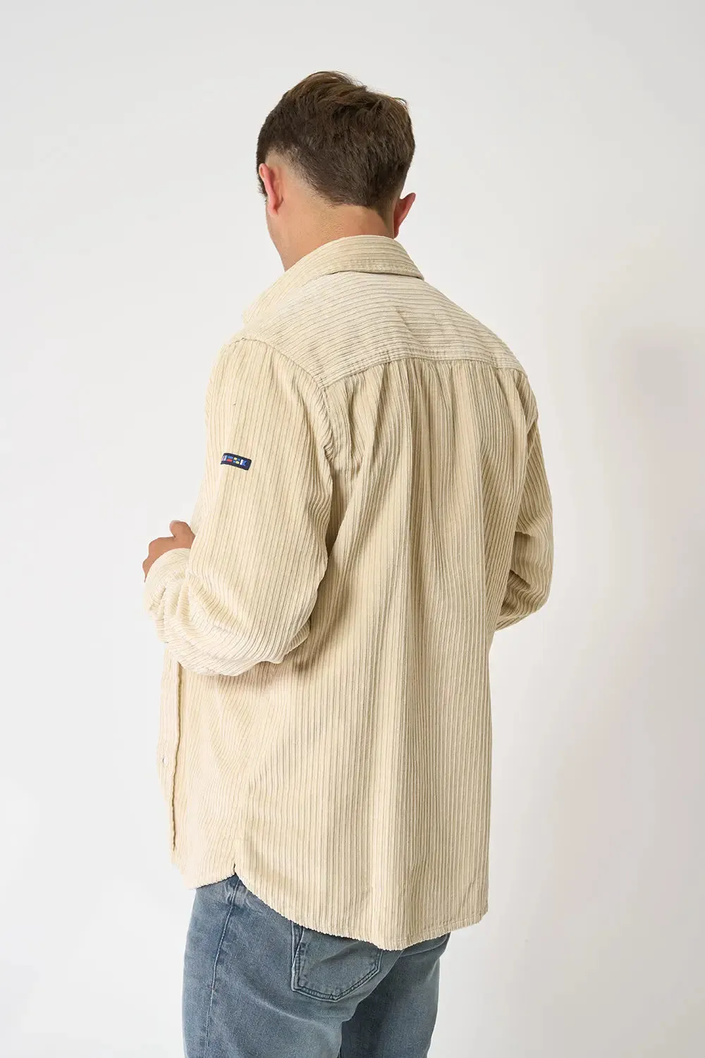 Camisa de manga larga de pana
