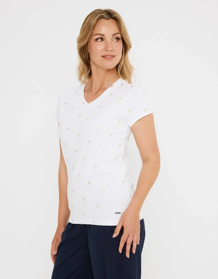 Camiseta Manga Corta Blanco - Ismalia