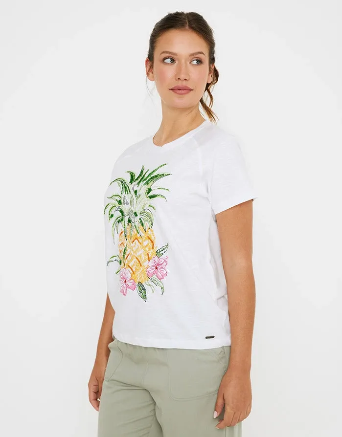 Camiseta Manga Corta Blanco - Nemi