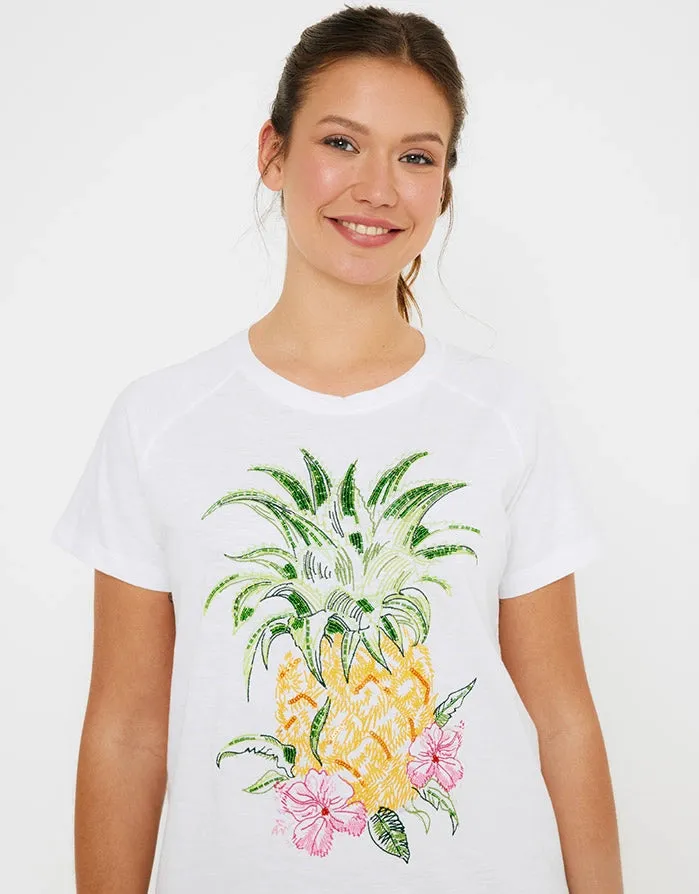 Camiseta Manga Corta Blanco - Nemi