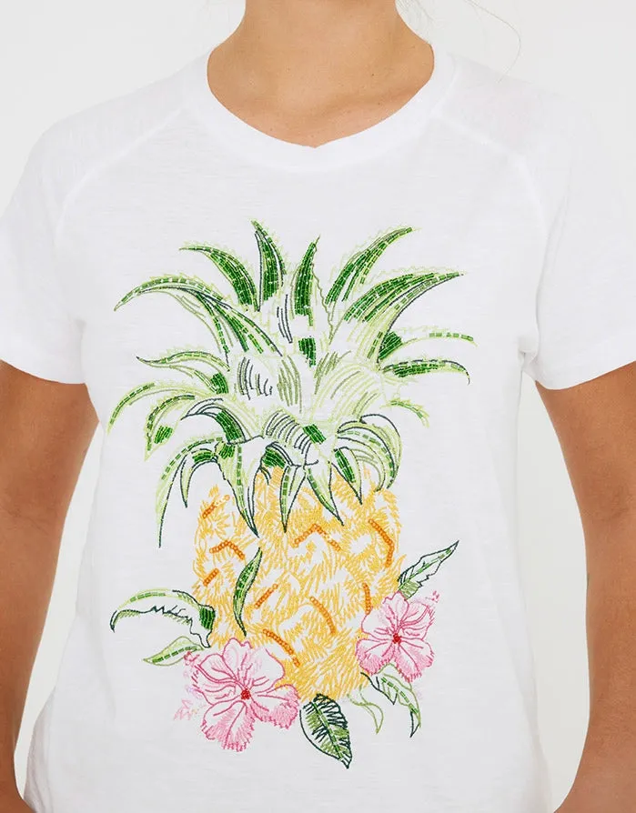 Camiseta Manga Corta Blanco - Nemi