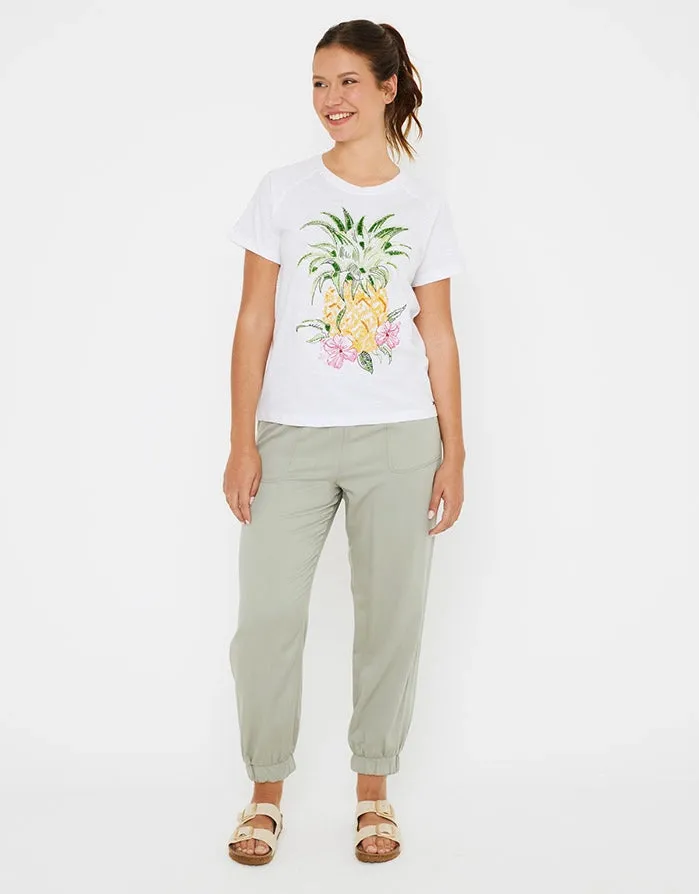 Camiseta Manga Corta Blanco - Nemi