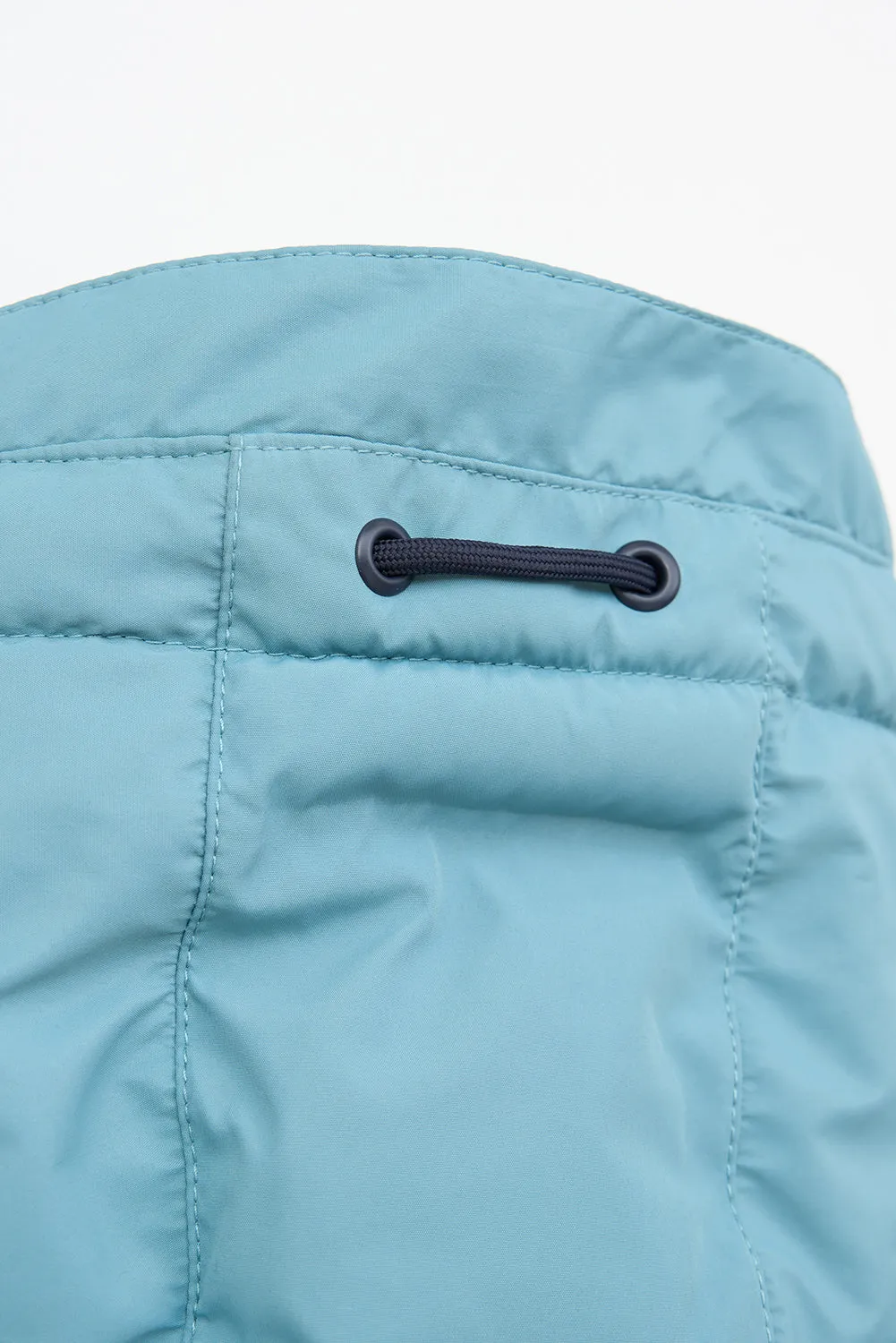 Cazadora impermeable puffy con capucha