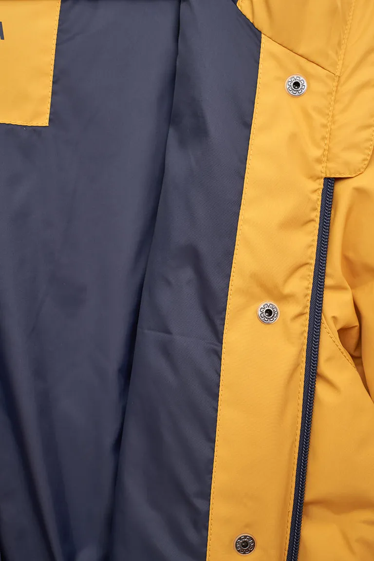 Cazadora impermeable puffy con capucha