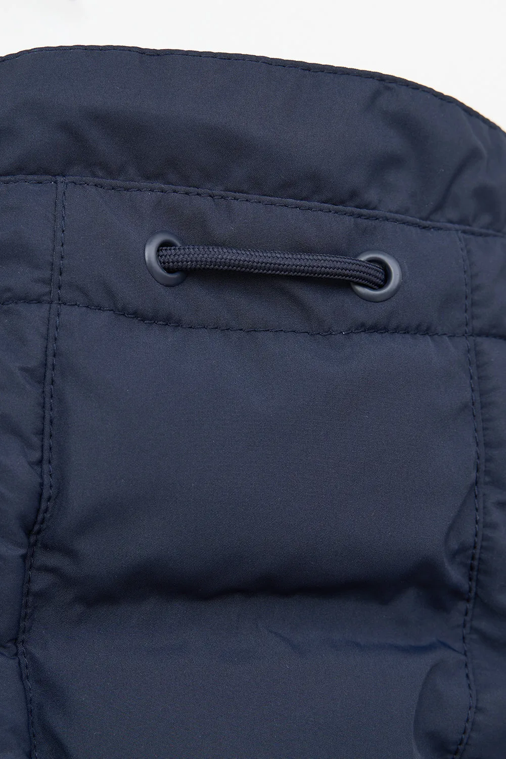 Cazadora impermeable puffy con capucha
