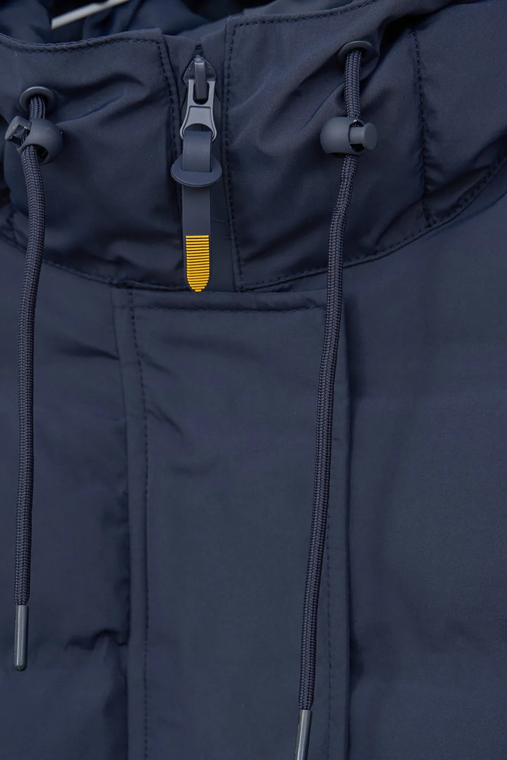 Cazadora impermeable puffy con capucha