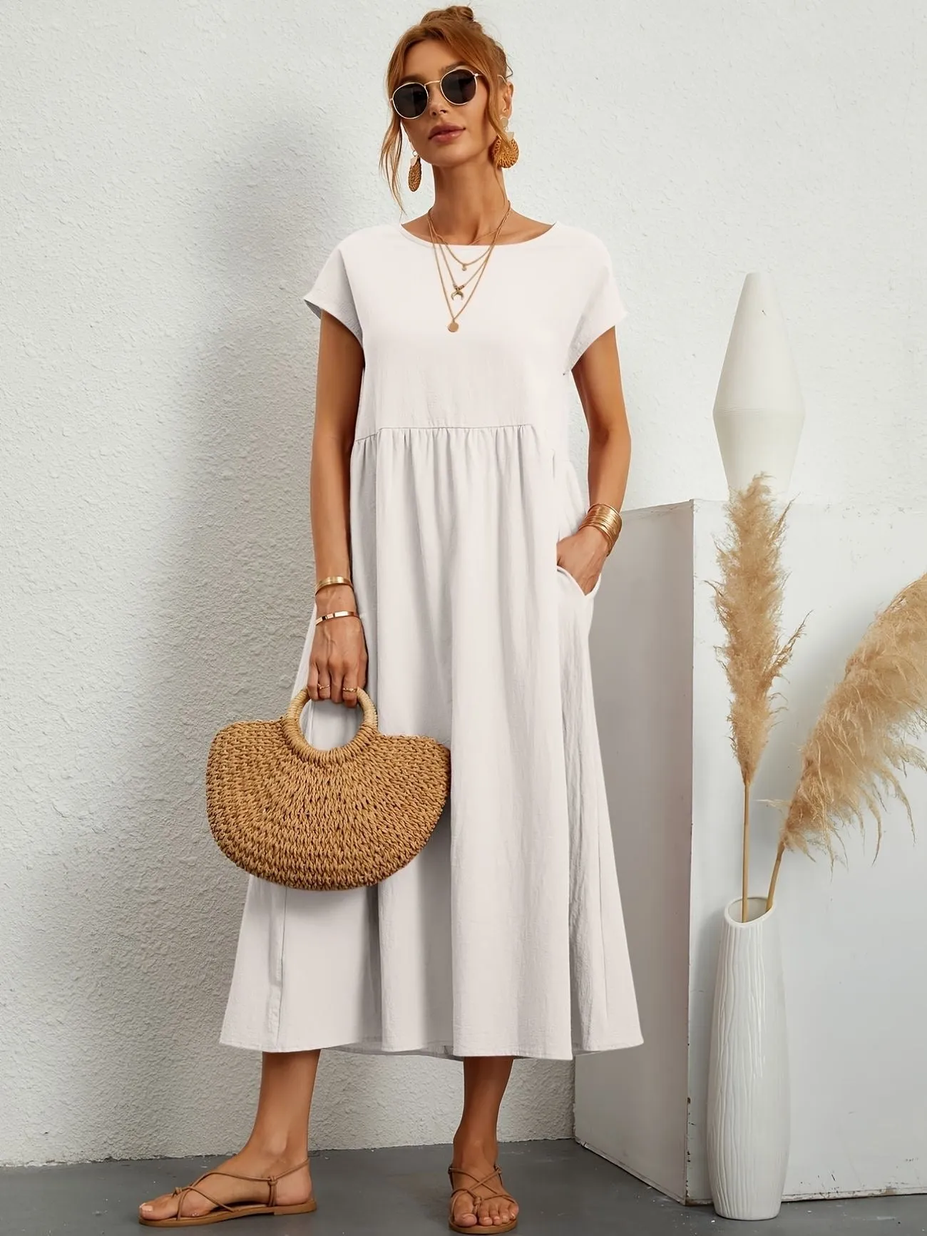 Clara™ | Vestido Casual Midi
