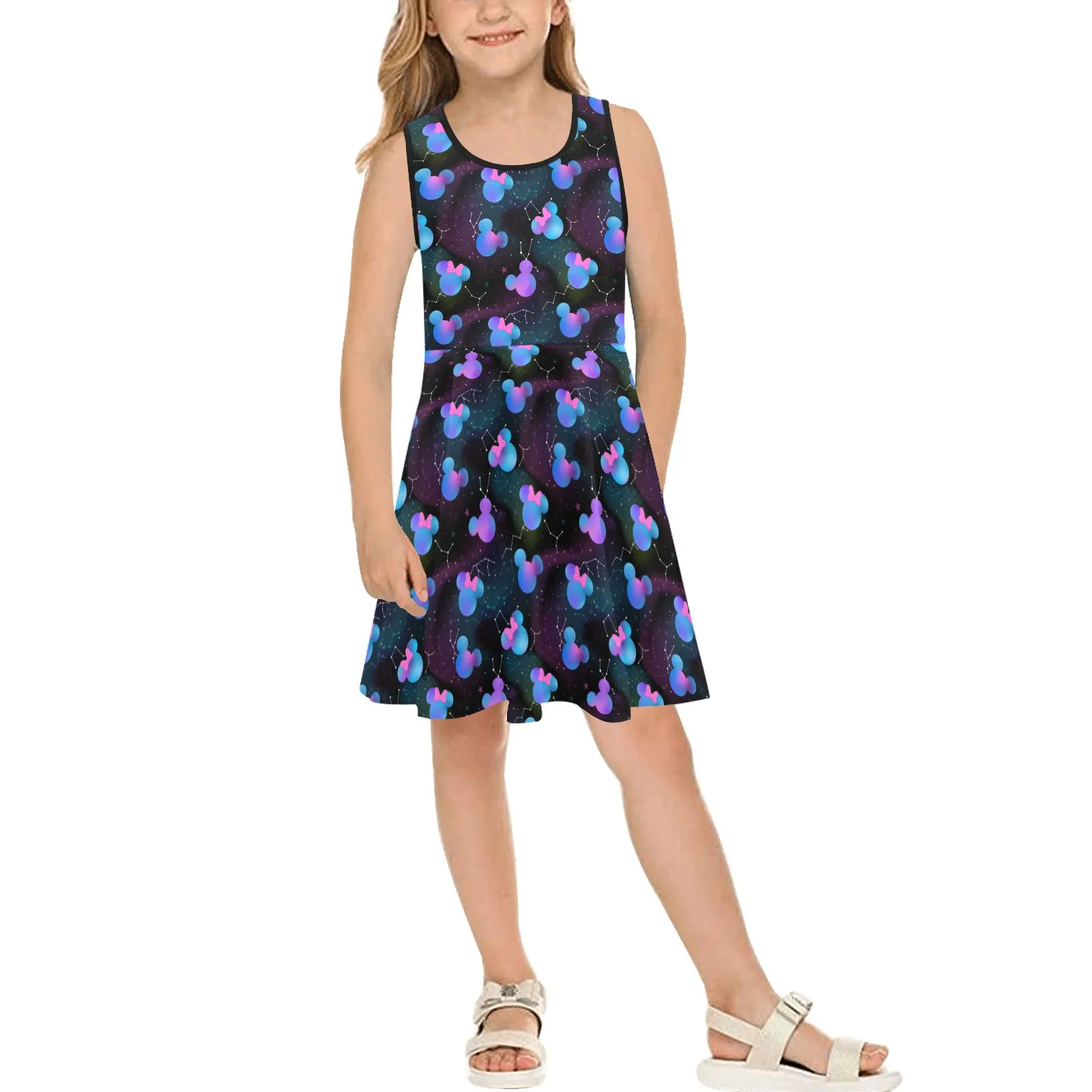 Constellations Girls' Sleeveless Sundress