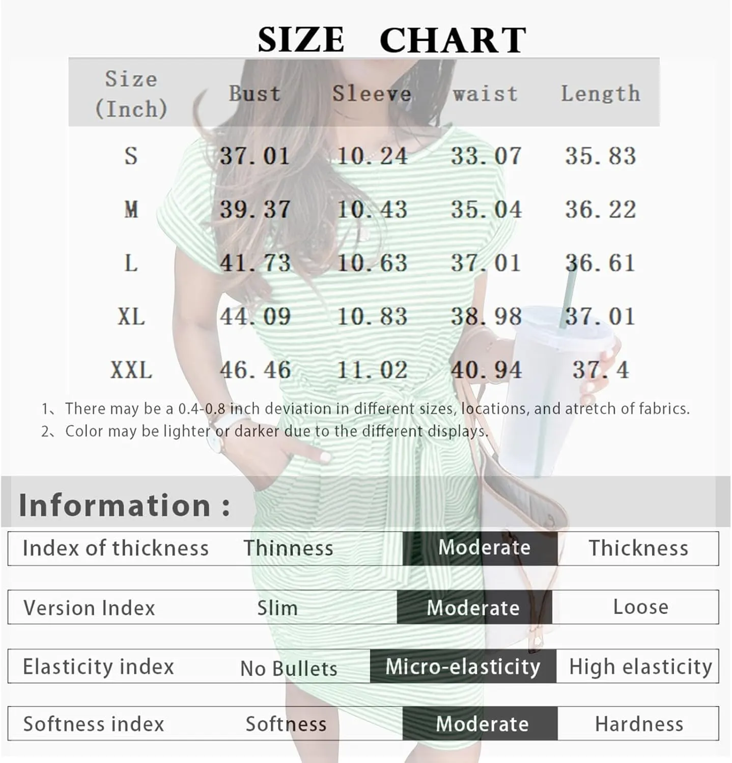 Cotton Sun Dresses,Trendy Striped Sleeveless Round Neck Casual Loose Fit Classic Tie Waist with Pockets