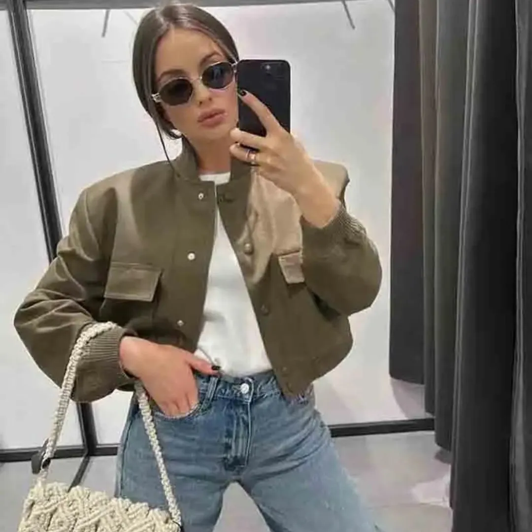 Jaqueta Bomber Vintage