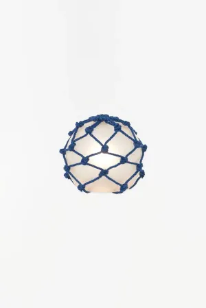 Lámpara Boya resina con red azul 19 cm - D1313