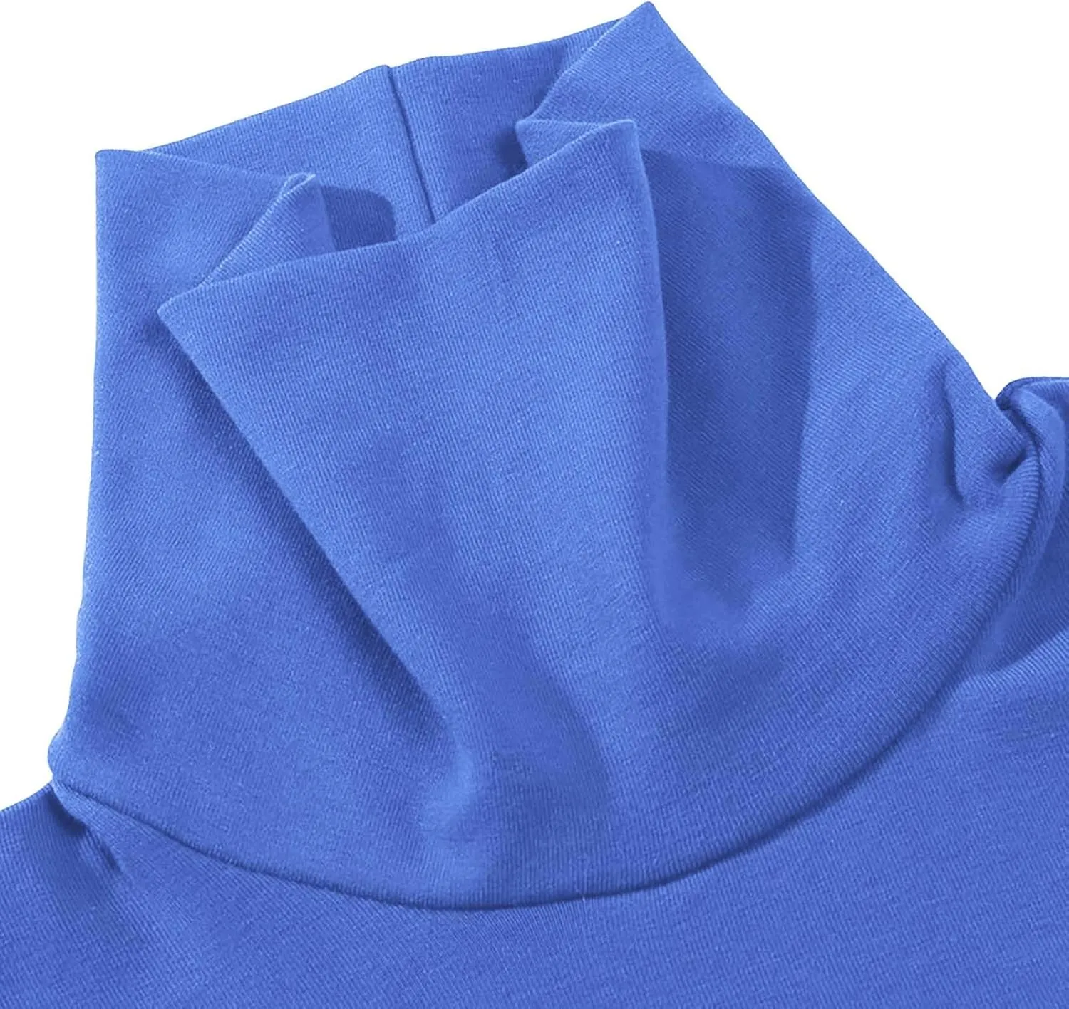 Mens Turtleneck Long Sleeve Shirts Turtle Neck Thermal Compression Shirts Stretch Warm Fleece Lined Tops Base Layer
