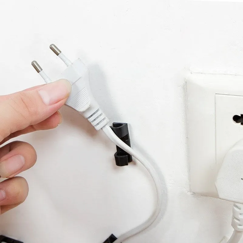 Pack 20 Grapas Organizadores de cables adhesivos | BronTools©