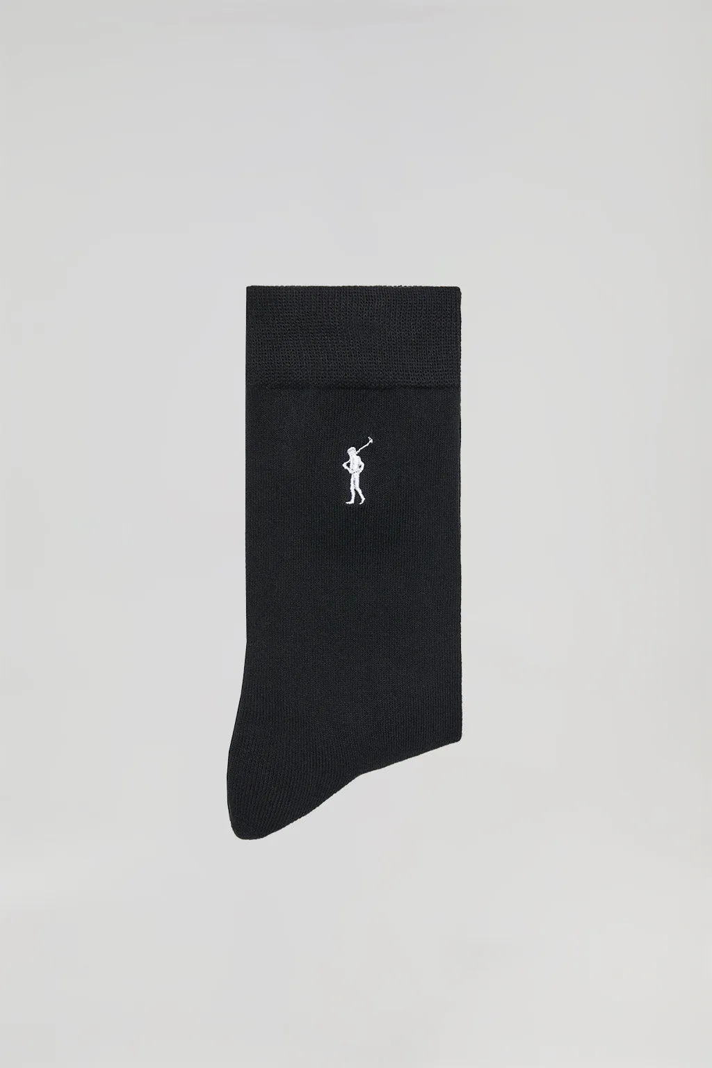 Pack de tres pares de calcetines negros con logo Rigby Go