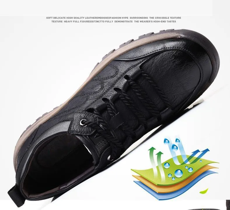 Sapato Masculino Casual de Couro