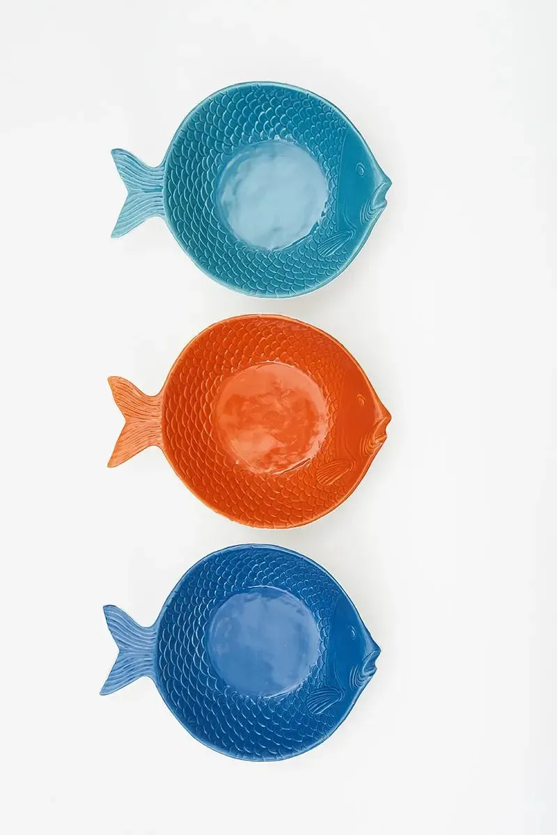 Set de 3 boles pez cerámica