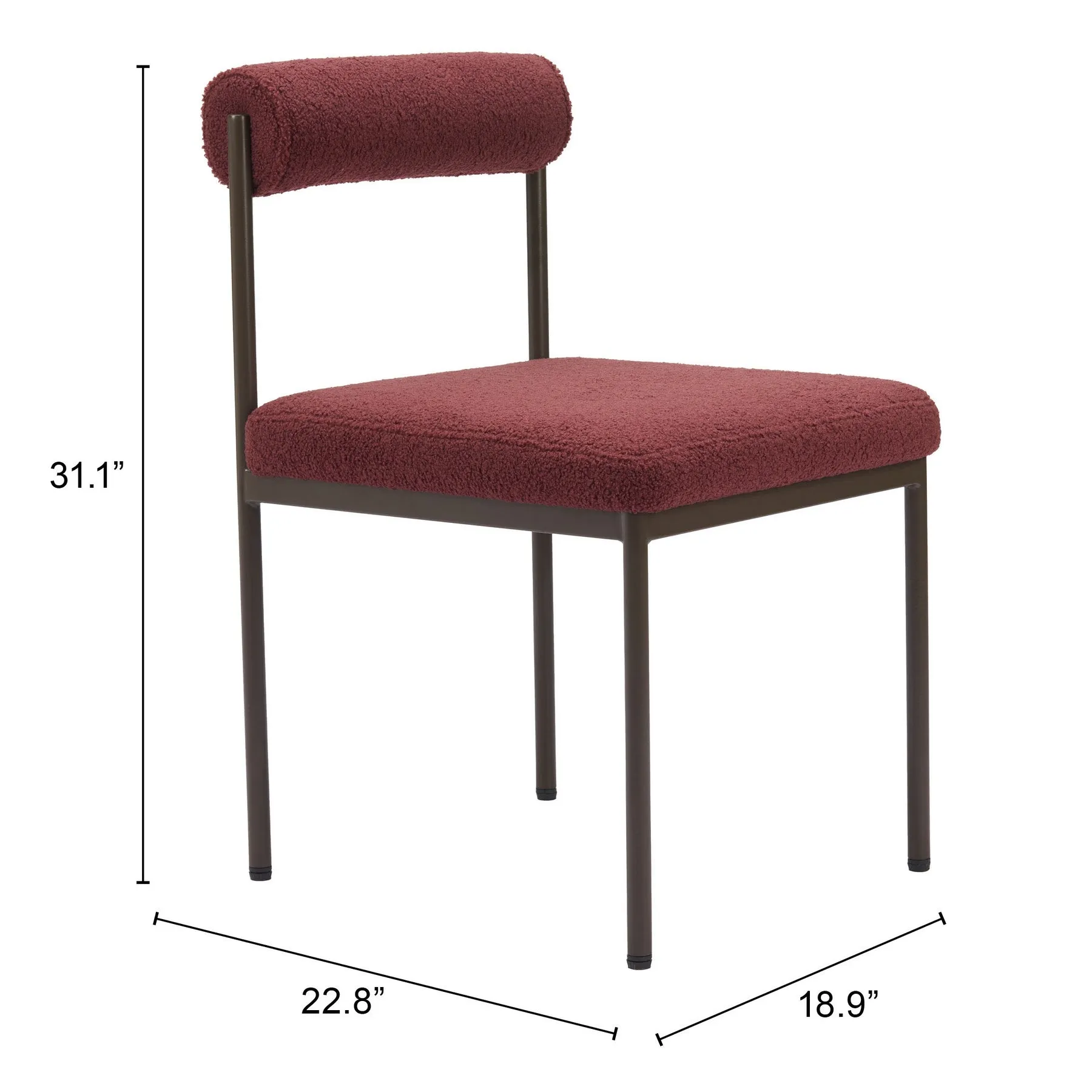 Silla de Comedor Livorno - Rojo