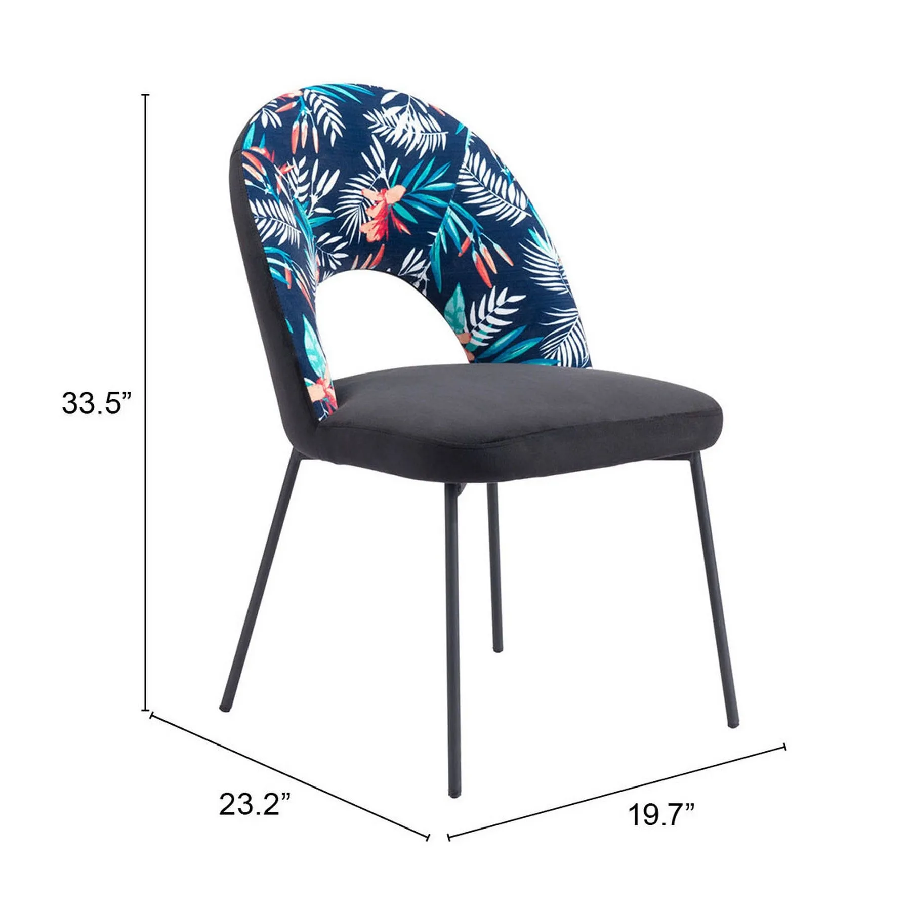 Silla de Comedor Merion - Negro