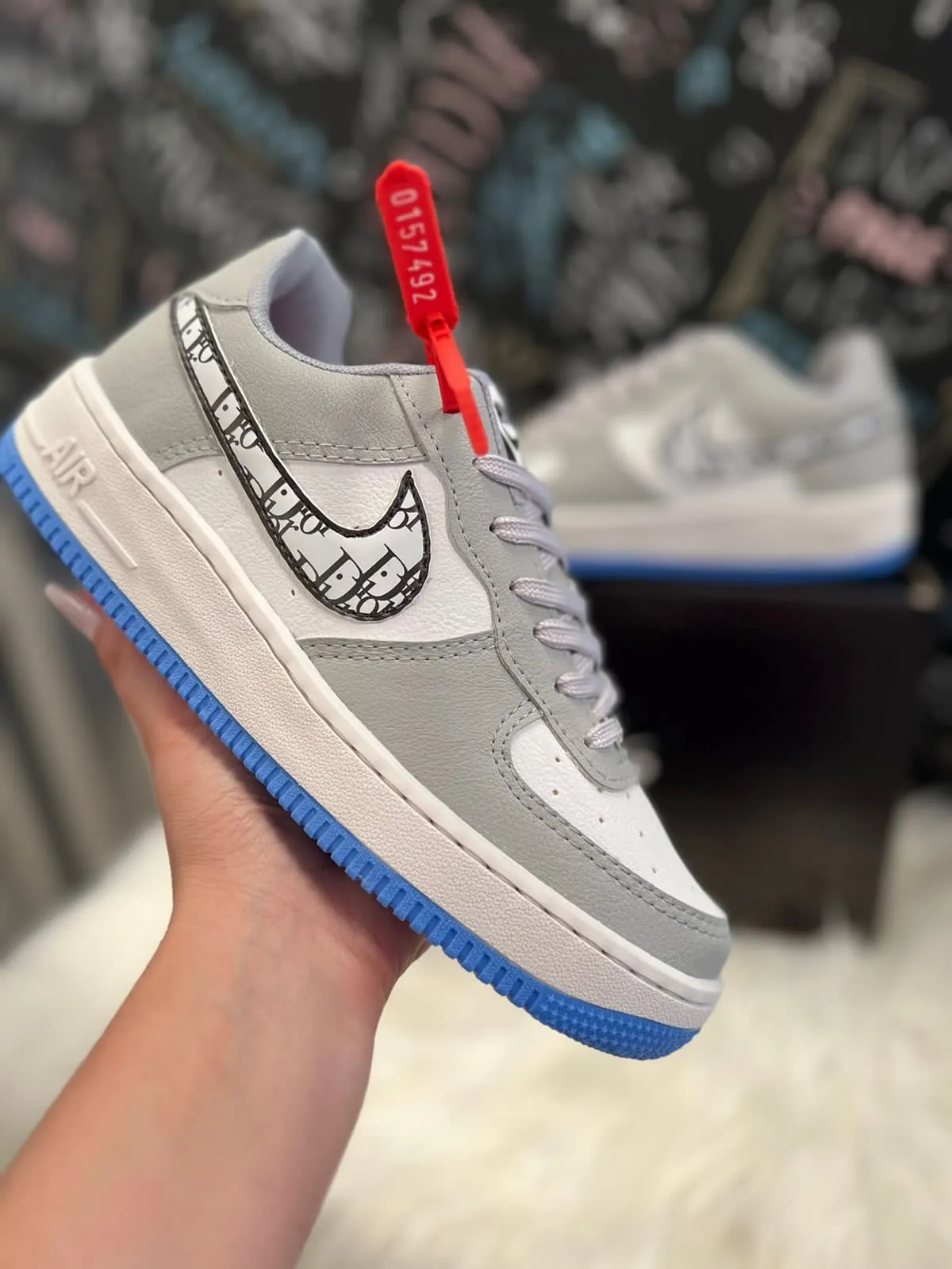 Tênis Nike Air Force 1 Low Collab Christian Dior