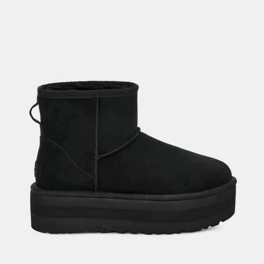UGG | BOTINES MUJER | CLASSIC MINI PLATFORM BLACK | NEGRO